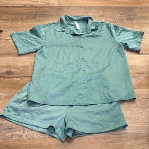 Auden Green Pajama Set
